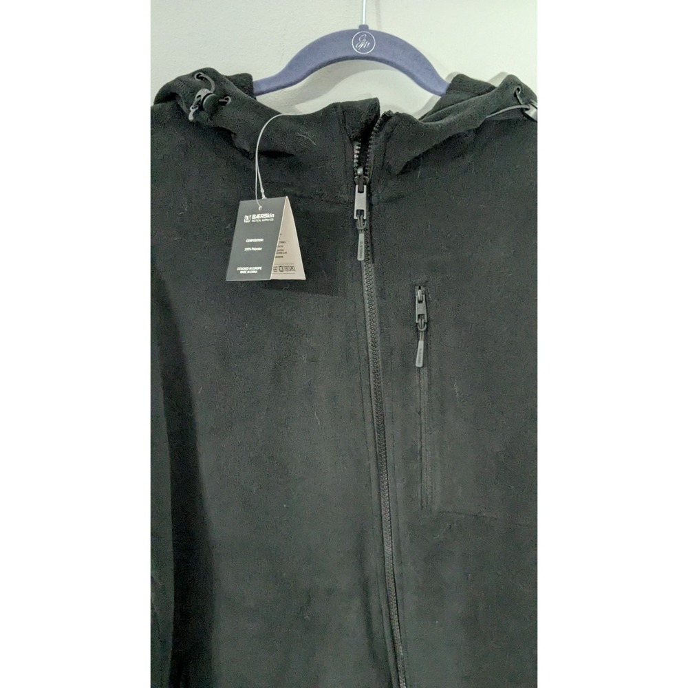 NWT Baerskin Tactical Hoodie Mens 2XL Black Fleece Full Zip Hunting Outdoors - Picture 8 of 12